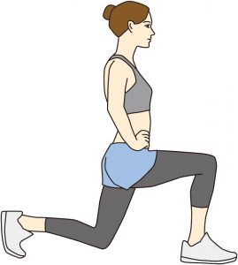 山口県下関市のしんしも整骨院で行う体幹トレーニング。下半身を安定させ、股関節を強化するトレーニング。